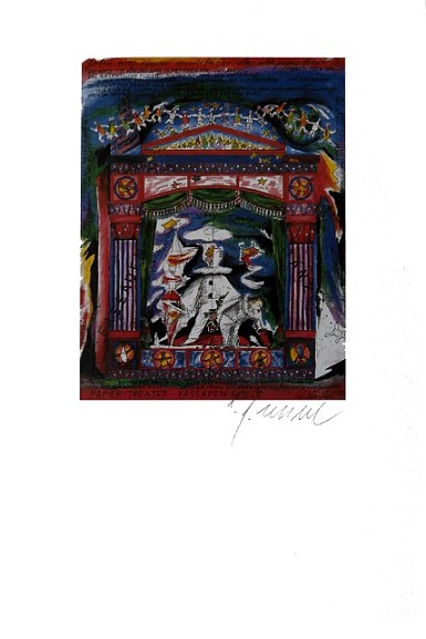 Fassadenspiele 1999 Color Litho-Offset Size: 46 x 26 cm 45,- Euro